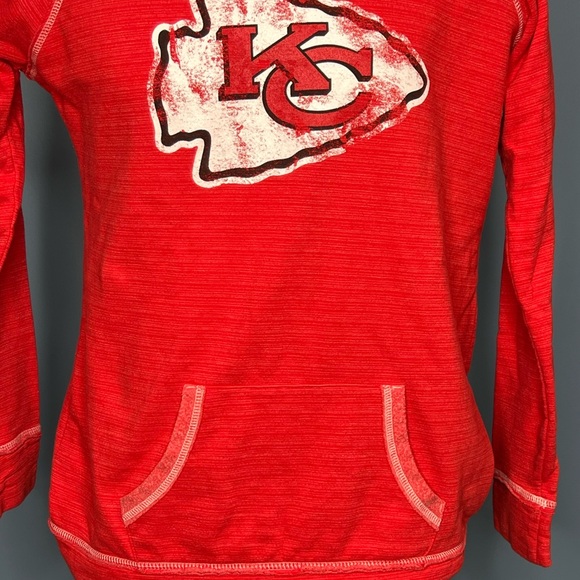 Women’s KC Kansas City Chiefs Football NFL lightweight hoodie sweatshirt XL - Picture 4 of 11